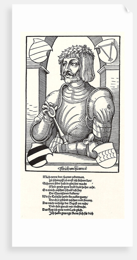 Portrait of Ulrich von Hutten by Erhard Schoen