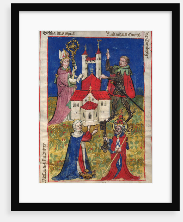 The founding of the Oehringen convent of canons in 1037 by Anonymous