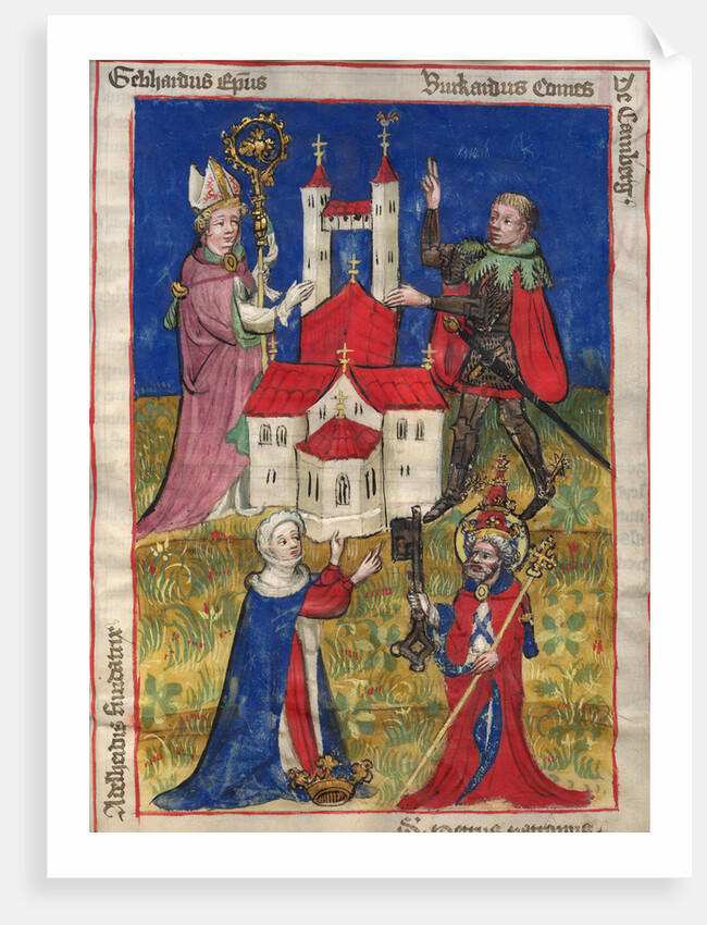 The founding of the Oehringen convent of canons in 1037 by Anonymous