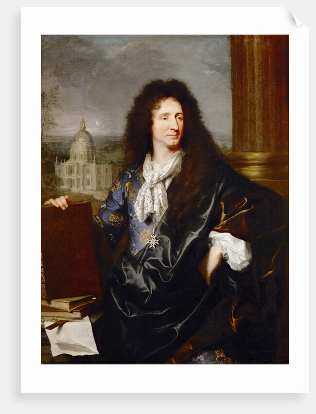 Portrait of Jules Hardouin-Mansart by Hyacinthe François Honoré Rigaud