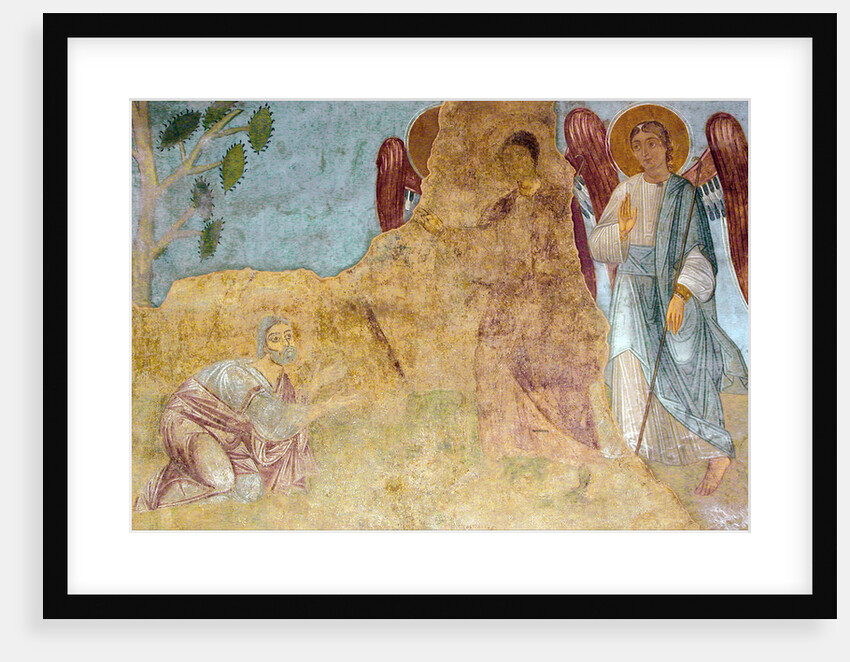 The Hospitality of Abraham (Old Testament Trinity) by Ancient Russian frescos