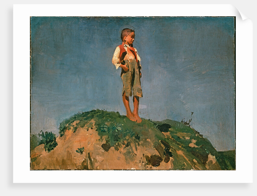 Shepherd Boy by Franz von Lenbach