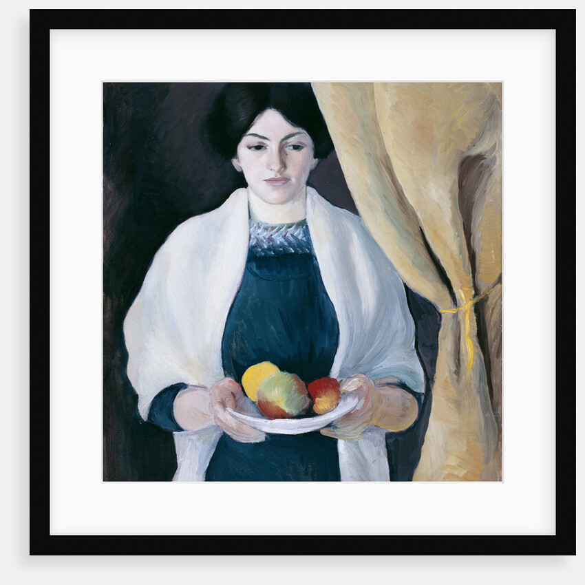 Portrait with Apples by August Macke