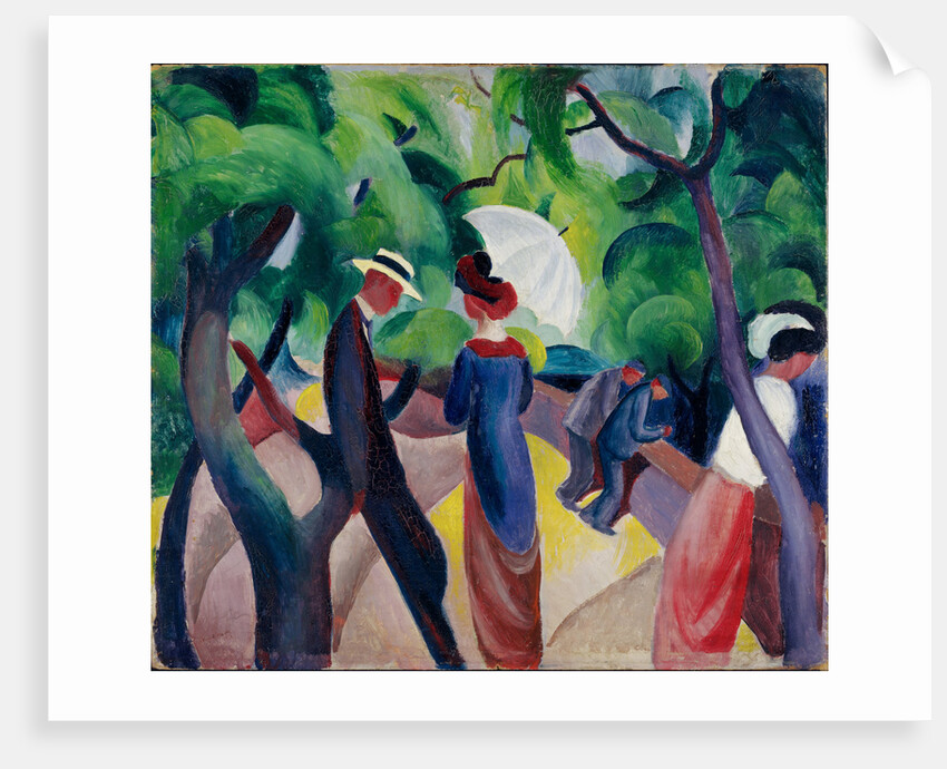 Promenade by August Macke