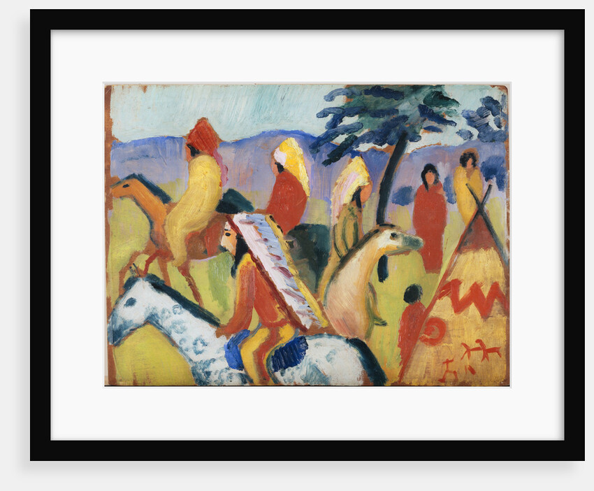 Indians on Horseback by August Macke