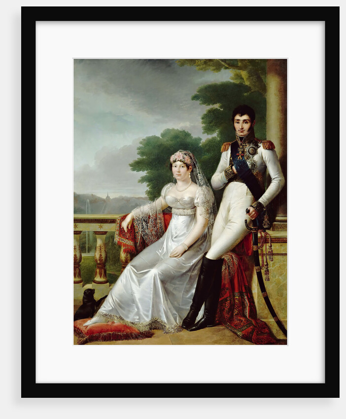 Jérôme Bonaparte and Catharina of Württemberg as King and Queen of Westphalia by François-Joseph Kinson