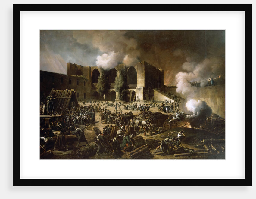 The defence of the castle of Burgos in october 1812 by François-Joseph Heim