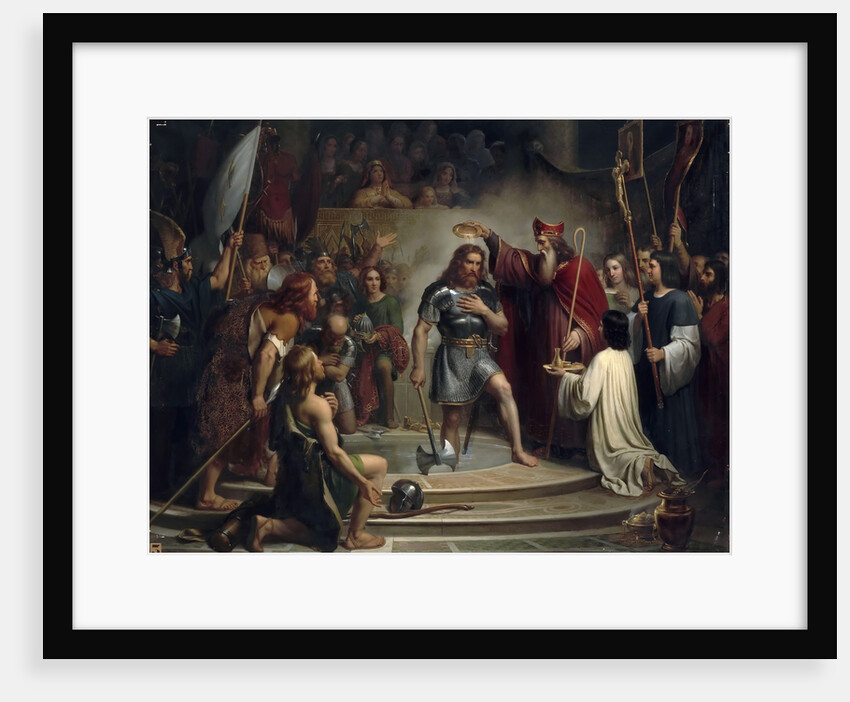 Baptism of Clovis at Reims, 25 December 496 by François-Louis Dejuinne