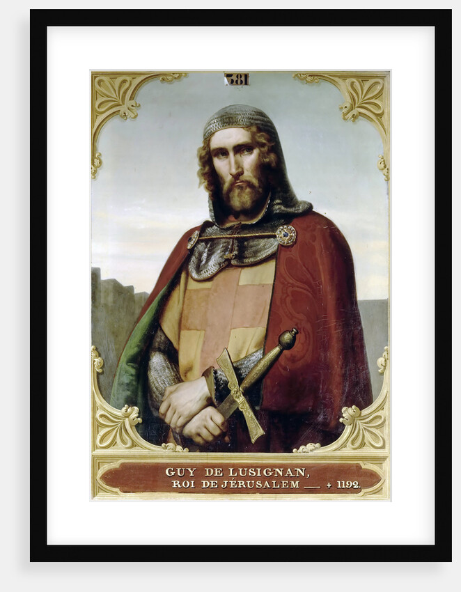 Guy of Lusignan, King of Jerusalem and Cyprus by François-Édouard Picot
