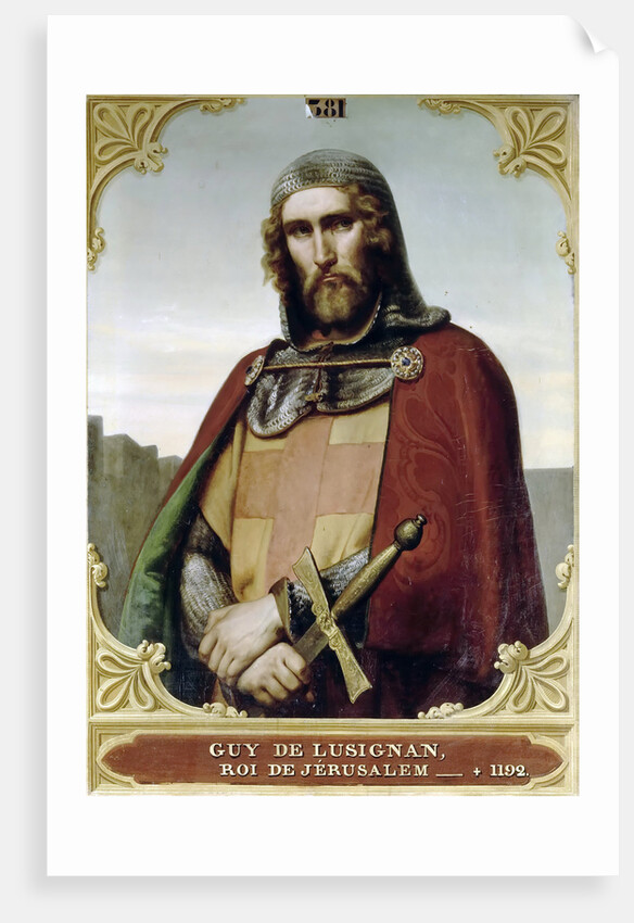 Guy of Lusignan, King of Jerusalem and Cyprus by François-Édouard Picot