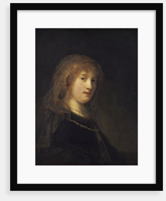Portrait of Saskia van Uylenburgh by Rembrandt van Rhijn