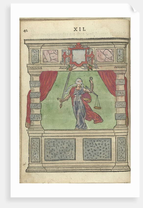 Personification of Justice by Antoni van Leest