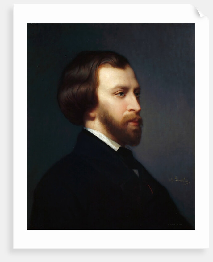 Portrait of Alfred de Musset by Charles Landelle