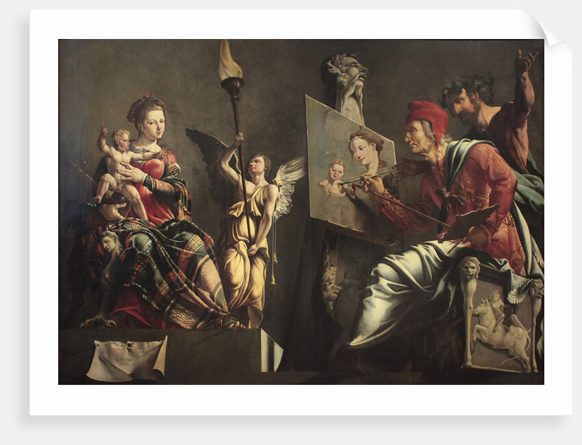 Saint Luke Painting the Virgin by Maarten Jacobsz van Heemskerck