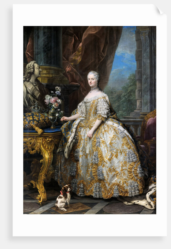 Portrait of Marie Leszczynska, Queen of France by Carle Van Loo