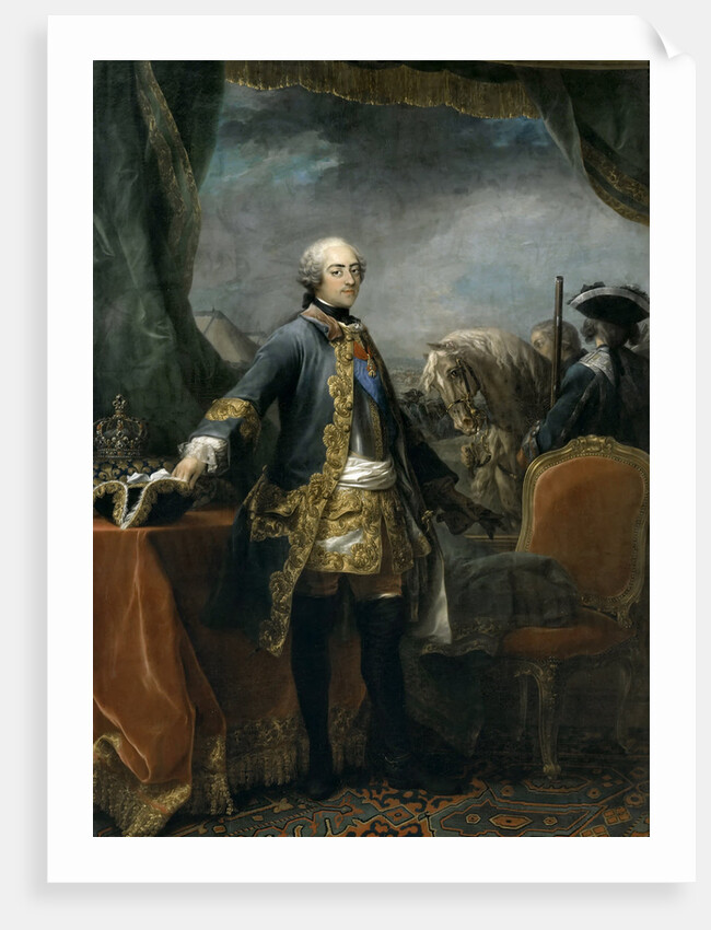 Portrait of the King Louis XV by Carle Van Loo