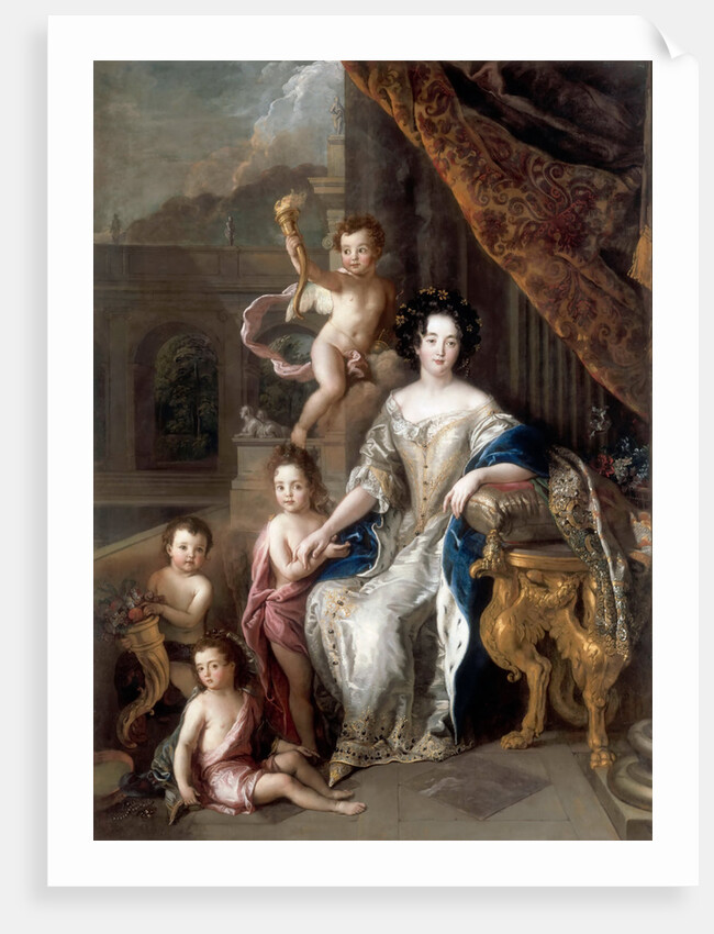 Marquise de Montespan and her children by Charles de La Fosse