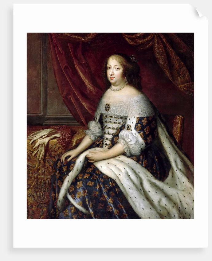 Portrait of Anne of Austria by Henri Beaubrun