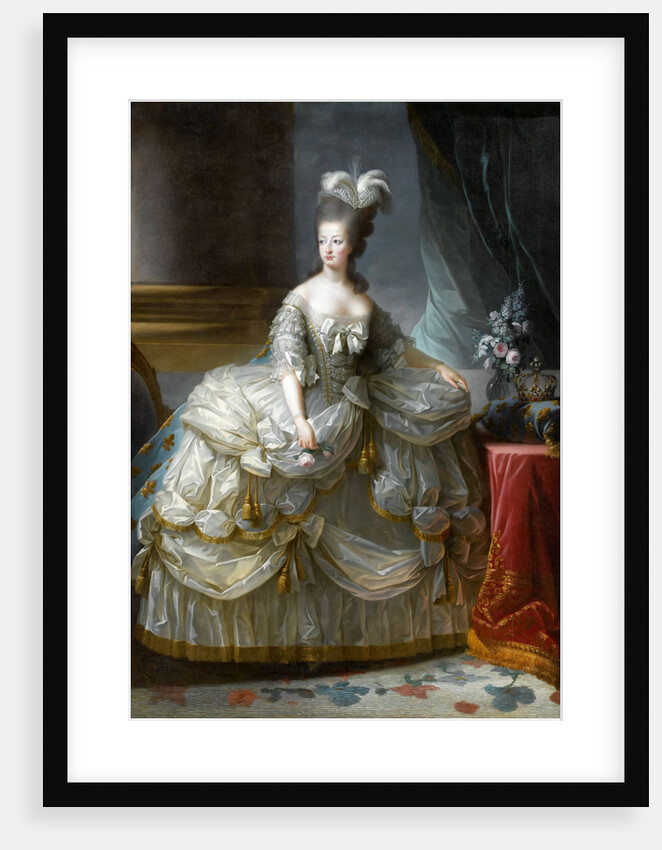 Portrait of Queen Marie Antoinette of France by Marie Louise Elisabeth Vigée-Lebrun