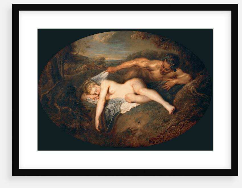 Nymph and Satyr (Jupiter and Antiope) by Jean Antoine Watteau