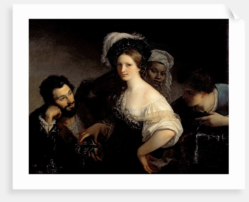 The Young Courtesan by Alexandre Francois Xavier Sigalon