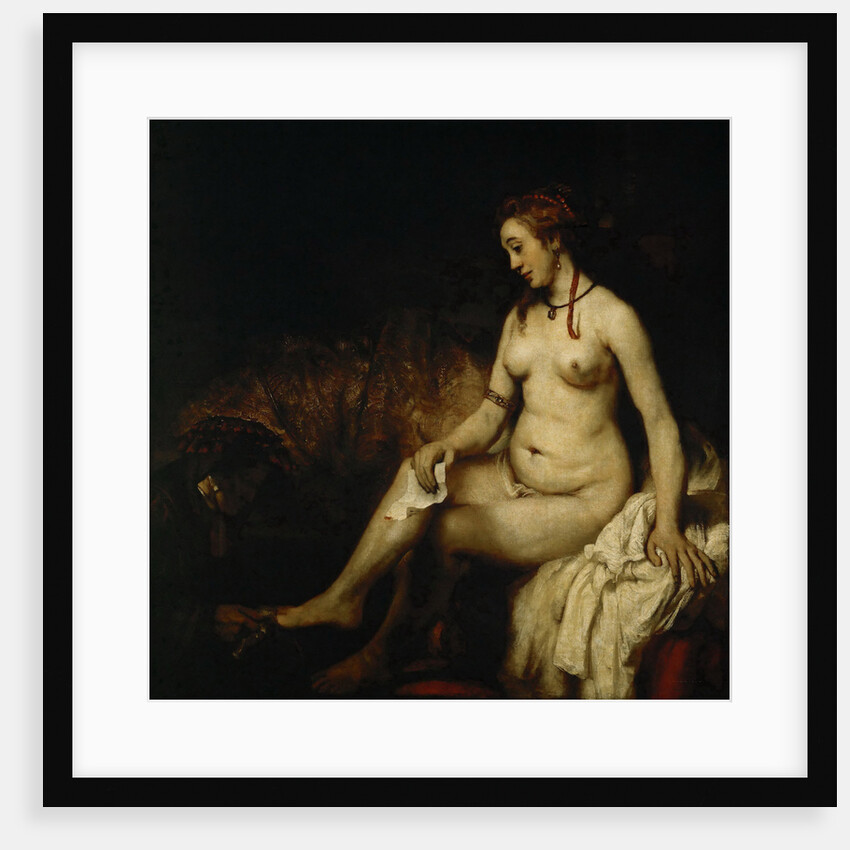 Bathsheba at Her Bath (Bathsheba with King Davids Letter) by Rembrandt van Rhijn