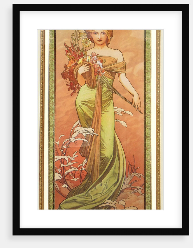 Spring by Alfons Marie Mucha