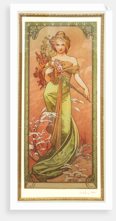 Spring by Alfons Marie Mucha