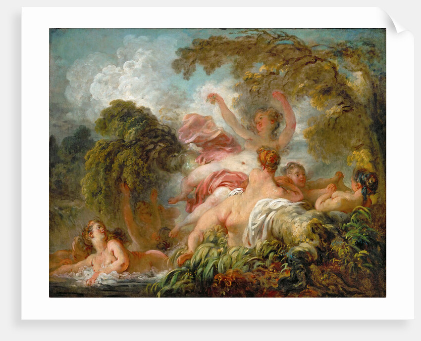 Bathers (Les baigneuses) by Jean Honoré Fragonard