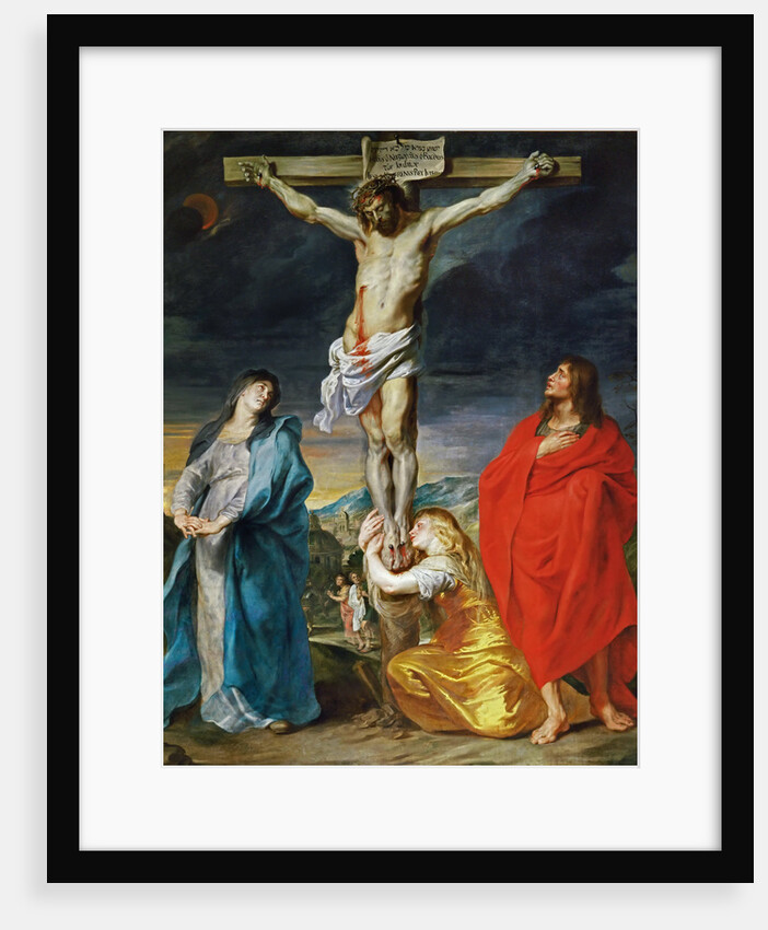 The Crucified Christ with the Virgin Mary, Saints John the Baptist and Mary Magdalene by Sir Anthony van Dyck