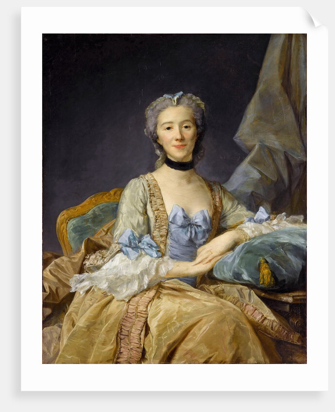 Madame de Sorquainville by Jean-Baptiste Perronneau