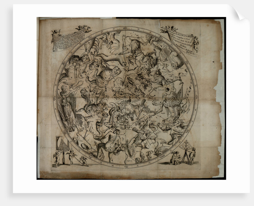 Table of the constellation of the Northern Hemisphere (Firmamentum Sobiescianumsive Uranographia) by Johannes Hevelius