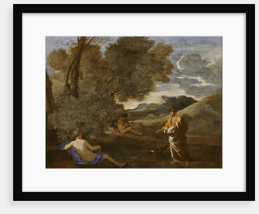 Numa Pompilius and the Nymph Egeria by Nicolas Poussin
