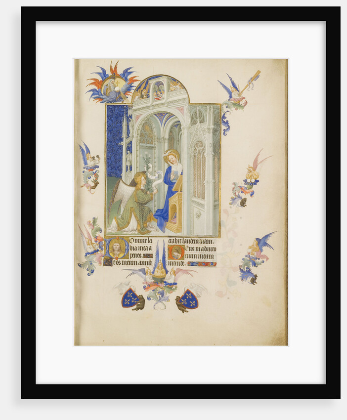The Annunciation (Les Très Riches Heures du duc de Berry) by Limbourg brothers