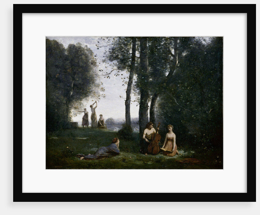 Le Concert Champêtre (Woodland Music-makers) by Jean-Baptiste Camille Corot