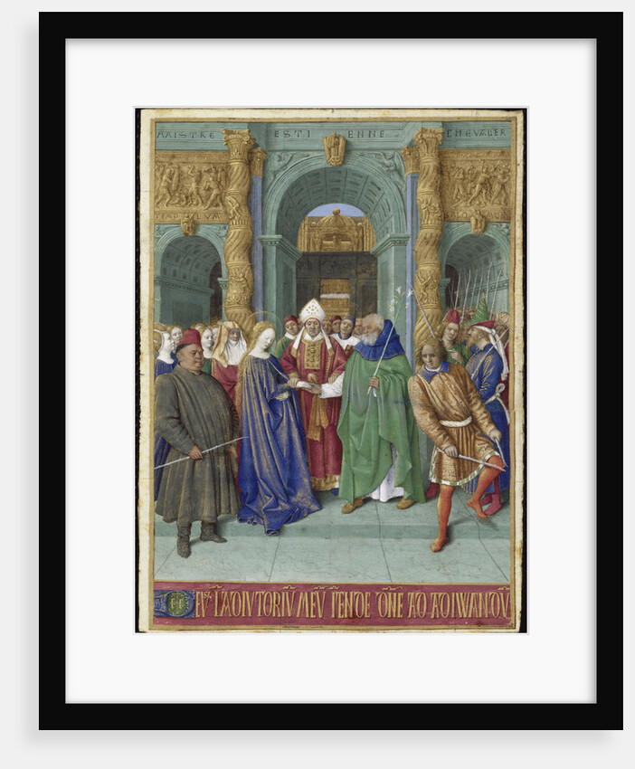 The Marriage of Mary and Joseph (Hours of Étienne Chevalier) by Jean Fouquet
