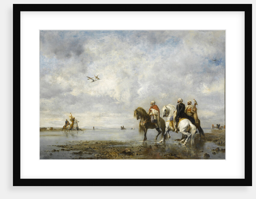 The Heron Hunt by Eugène Fromentin
