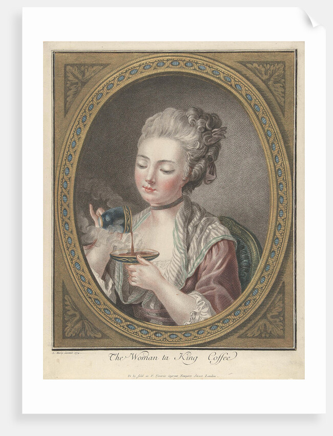 Woman Taking Coffee by Louis-Marin Bonnet