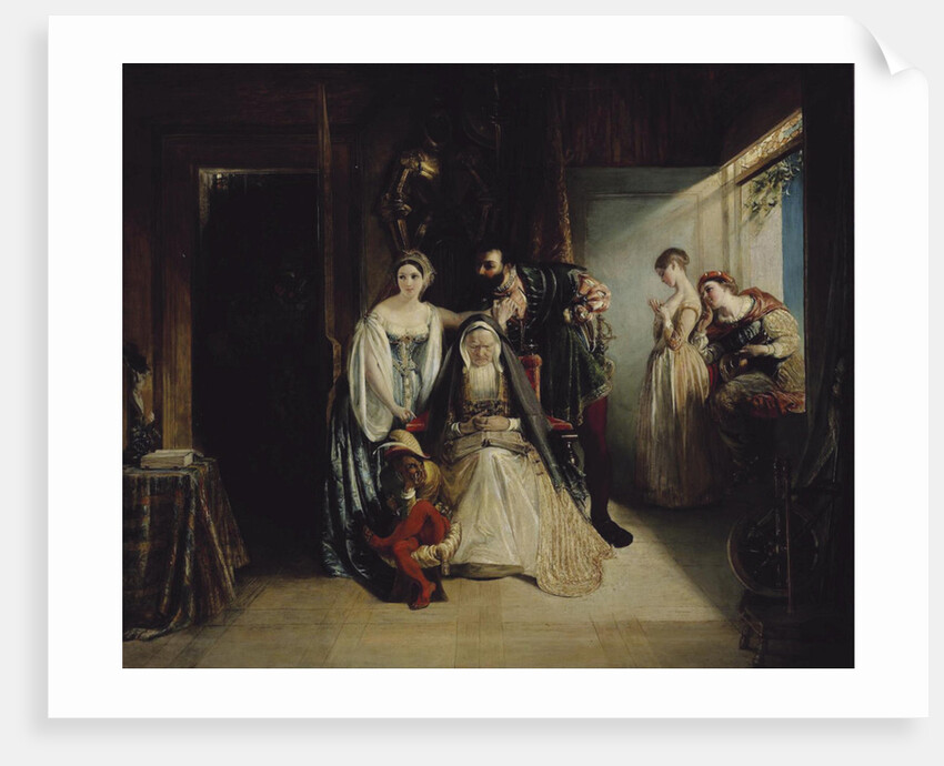 Francis I and Diane de Poitiers by Daniel Maclise