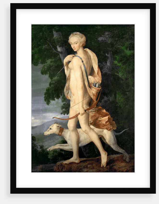 Diana the Huntress by Master of the School of Fontainebleau