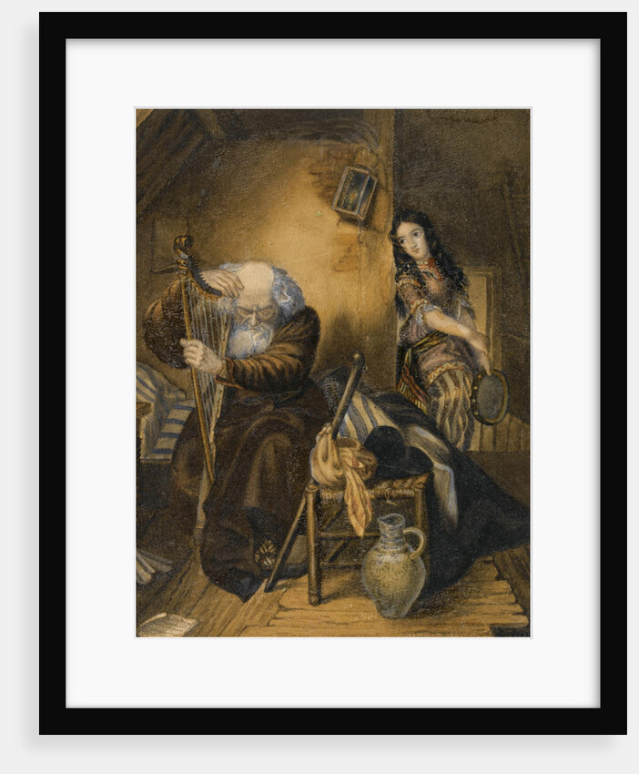Illustration to the novel Wilhelm Meisters Apprenticeship by Johann Wolfgang von Goethe by Karl Pavlovich Briullov