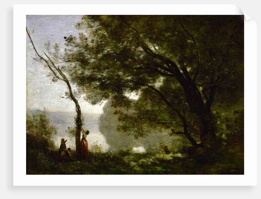 Recollection of Mortefontaine by Jean-Baptiste Camille Corot