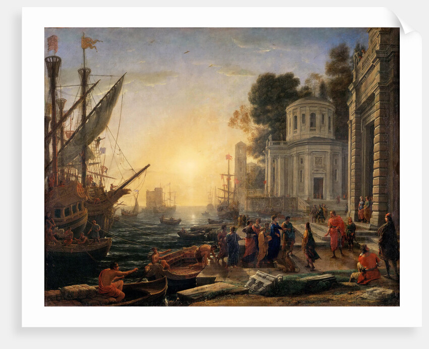 The Disembarkation of Cleopatra at Tarsus by Claude Lorrain