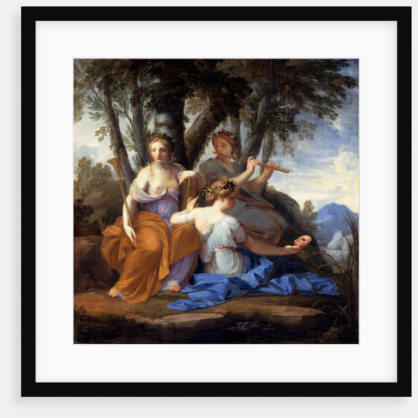 The Muses Clio, Euterpe, and Thalia by Eustache Le Sueur