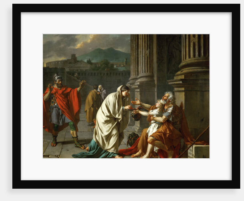 Belisarius Begging for Alms by Jacques Louis David
