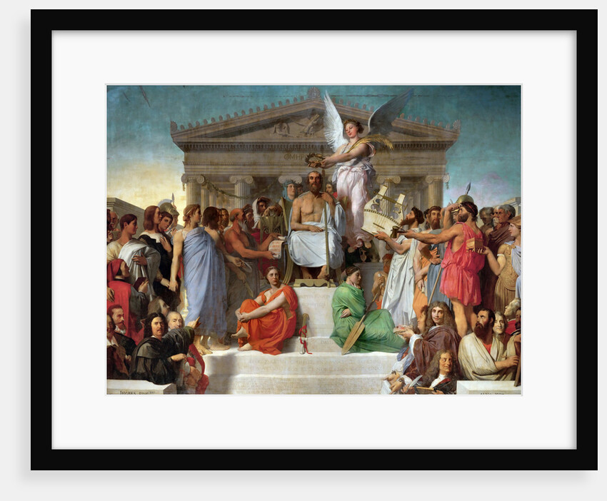 The Apotheosis of Homer by Jean Auguste Dominique Ingres