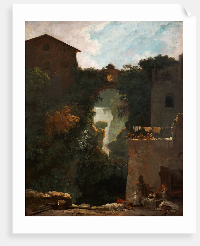 Les Cascatelles de Tivoli (Cascatelle Grandi in Tivoli) by Jean Honoré Fragonard