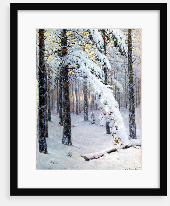 Winter Forest by Konstantin Yakovlevich Kryzhitsky