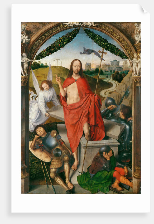 Triptych of The Resurrection (Central panel) by Hans Memling