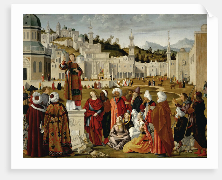 The Sermon of St. Stephen at Jerusalem by Vittore Carpaccio